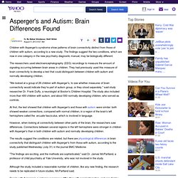 Asperger's and Autism: Brain Differences Found