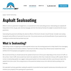 Find Asphalt Sealcoating Contractors in Mount Broward County, Fl