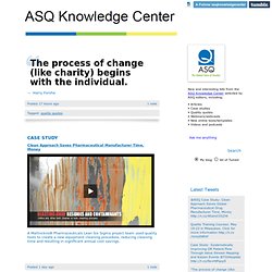 ASQ Knowledge Center