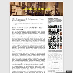 1919-01 L’assassinat de Karl Liebknecht et Rosa Luxemburg [Dunois]