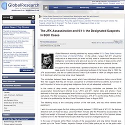 The JFK Assassination and 9/11: the Designated Suspects in Both Cases