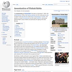 Assassination of Yitzhak Rabin