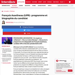 François Asselineau : quel programme pour le candidat surprise de l'UPR à la présidentielle ?