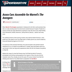 Acura Cars Assemble for Marvel's The Avengers