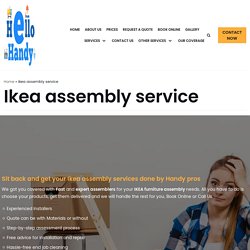 Ikea assembly service London - Ikea furniture assemblers