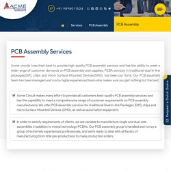 Acme Circuits - Best PCB Assembly Services Provider