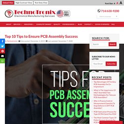 PCB assembly Manufacturer - Technotronix
