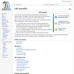 x86 Assembly