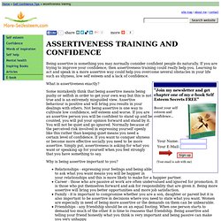 Assertiveness training