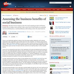Assessing the business benefits of social business