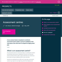 Assessment centres