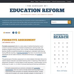 Formative Assessment Definition