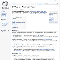 IPCC Second Assessment Report