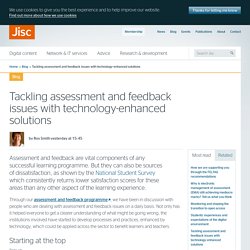 Tackling assessment and feedback issues with technology-enhanced solutions