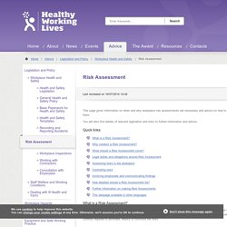 Advice & risk assessment template forms
