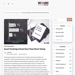 Asset Tracking Is Much More Than Stock Taking - SeQure