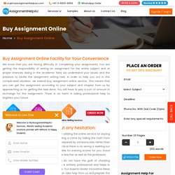 Buy Assignment Online Australia