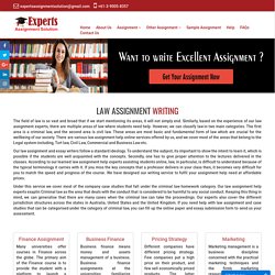 Law Assignment writing service UK by law Teachers