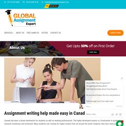No. 1 Assignment helpers Canada