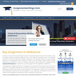 Buy Assignment in Melbourne