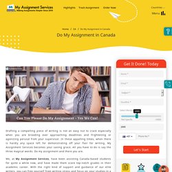 Do My Assignment - With High Quality Assurance