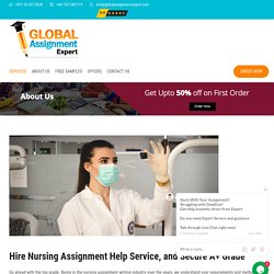 Nursing Assignment Help & Writing Services by Top Australian Experts
