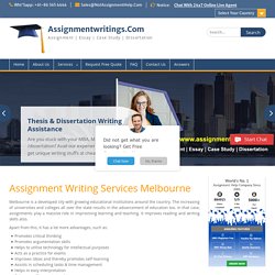 Assignment Writing Services Melbourne