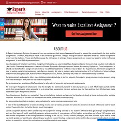 About us – Experts Assignment Solution Melbourne