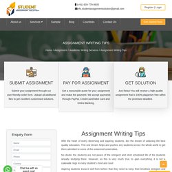 Assignment Writing Tips for A Grades in your Academics