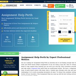 Assignment Help Perth: Get Assignment Writing Perth in Australia