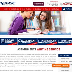 Assignment Writing Help with Writer
