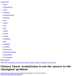 Assimilation is not the answer to the Aboriginal ‘problem’