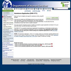 DHS - Assistance Application (DHS-1171)