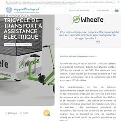 VéloVan, tricycle de transport à assistance électrique