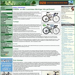 CYBIEN: un vélo à assistance électrique très performant