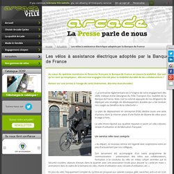 Les vélos à assistance électrique adoptés par la Banque de France - Arcade Cycles