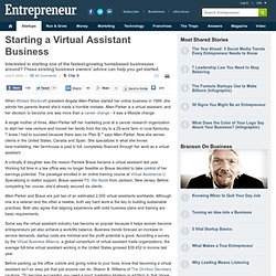 Starting a Virtual Assistant Business