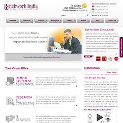 Brickwork India - Executive Assistance