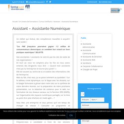 Assistant - Assistante Numérique - Formaouest