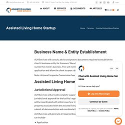 Assisted Living Home Startup - Assisted Living Home Services