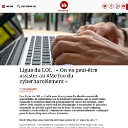 Ligue du LOL : « On va peut-être assister au #MeToo du cyberharcèlement »