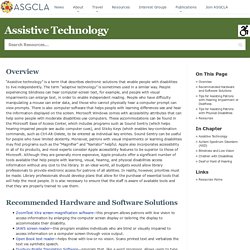 Assistive Technology – ASGCLA Direct