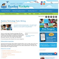 Assistive Technology Tools: Writing