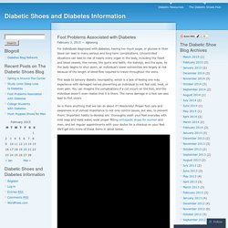 Foot Problems Associated with Diabetes