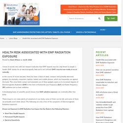 Health Risk associated with EMF Radiation Exposure – Vortex BioShield