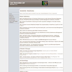 Law Associates Ltd Consultants - Papers