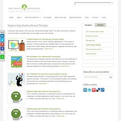 Free Resources on Improving Instructional Design