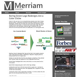 Boring Green Logo Redesigns Are a Color Cliche « Merriam Associates, Inc. Brand Strategies