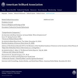 American Teilhard Association / additional-links