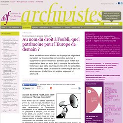Association des Archivistes Français